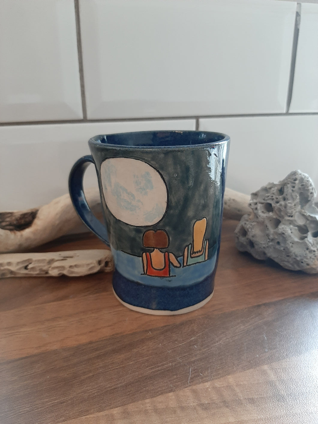 Full Moon Swim Mug