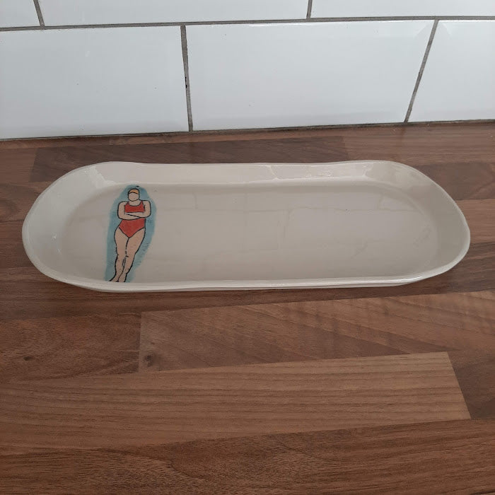 Swimmer Serving Dish